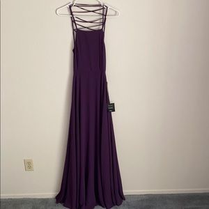 Lulu’s Strappy To Be Here Purple Maxi Dress